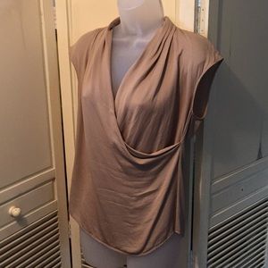MaxMara surplice top, 100% silk